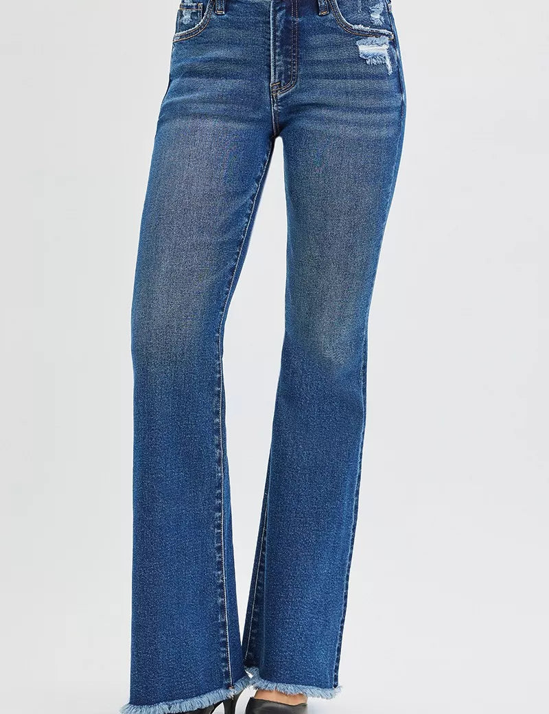RISEN High Rise Flare Jeans on Simply Obsessed