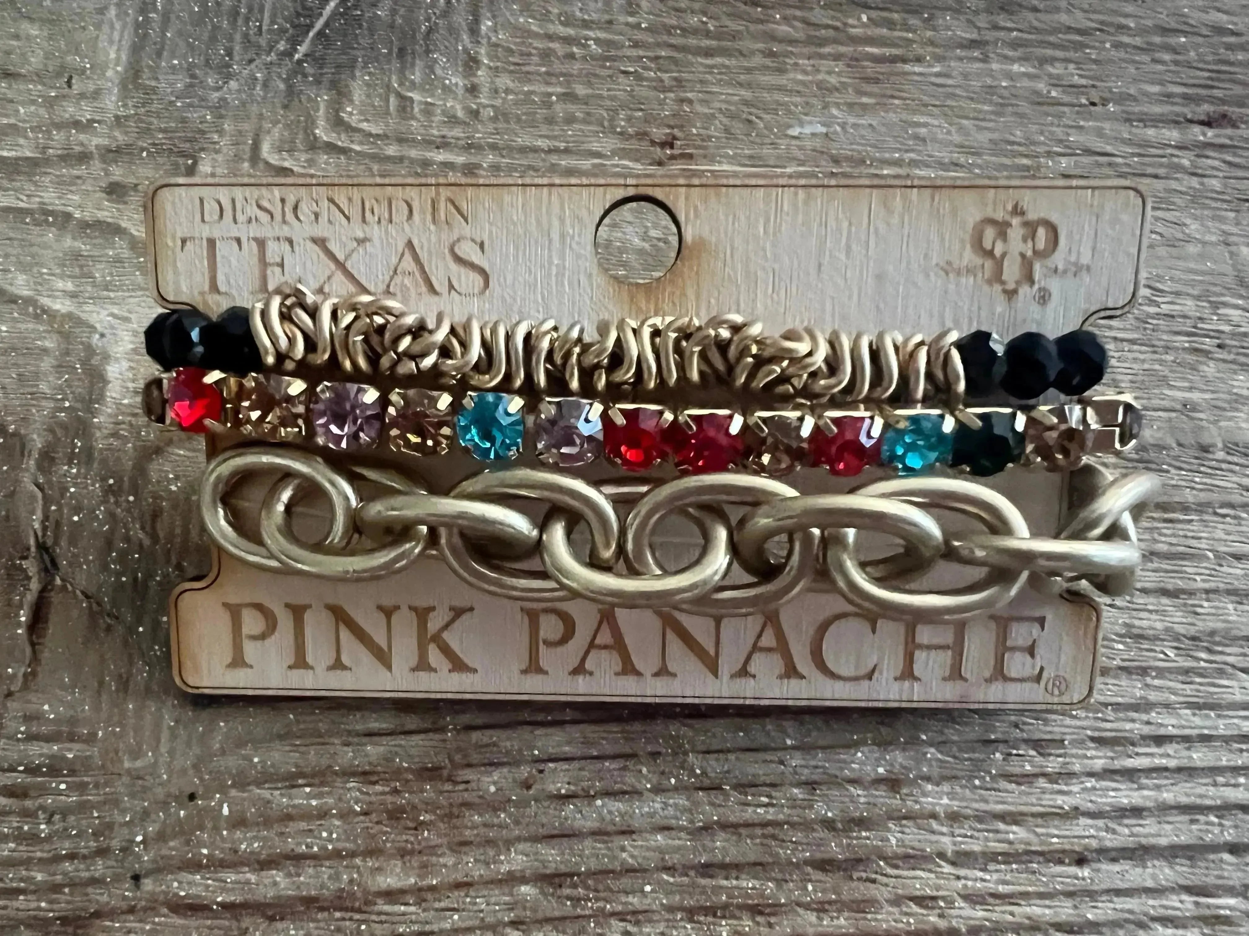 #58 One of a Kind Gold Bling Stack on Simply Obsessed