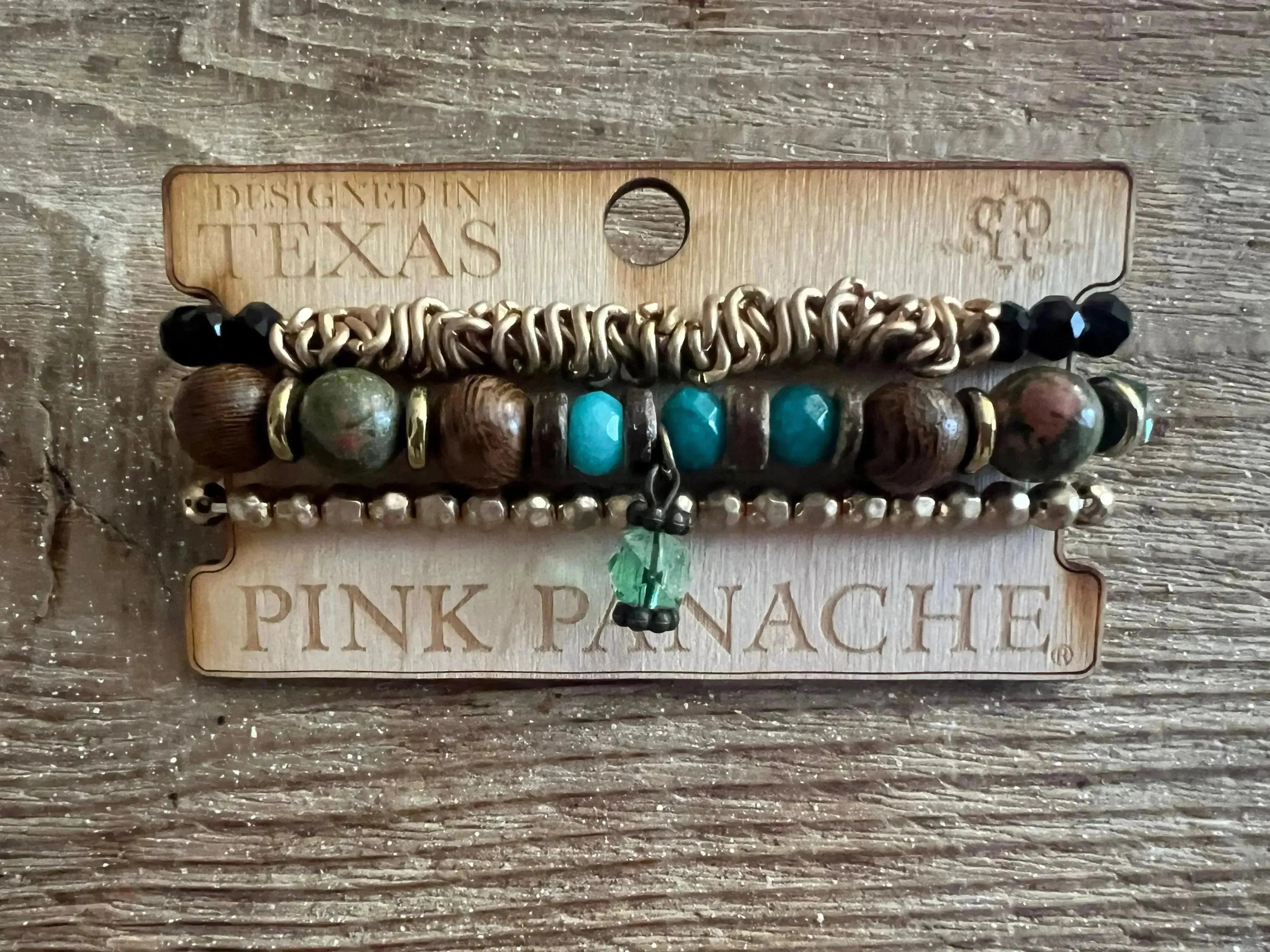 #59 One of a Kind Gold/Brown Stack on Simply Obsessed