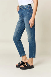 JUDY BLUE Full Size Tummy Control High Waist Slim Jeans on Simply Obsessed