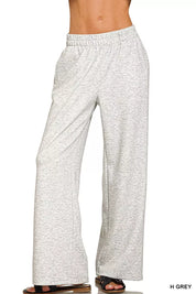 Zenana Scuba Side Slit Top and Pants Set on Simply Obsessed