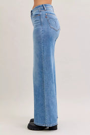 JUDY BLIUE Mid Rise Retro Wide Leg Jeans on Simply Obsessed