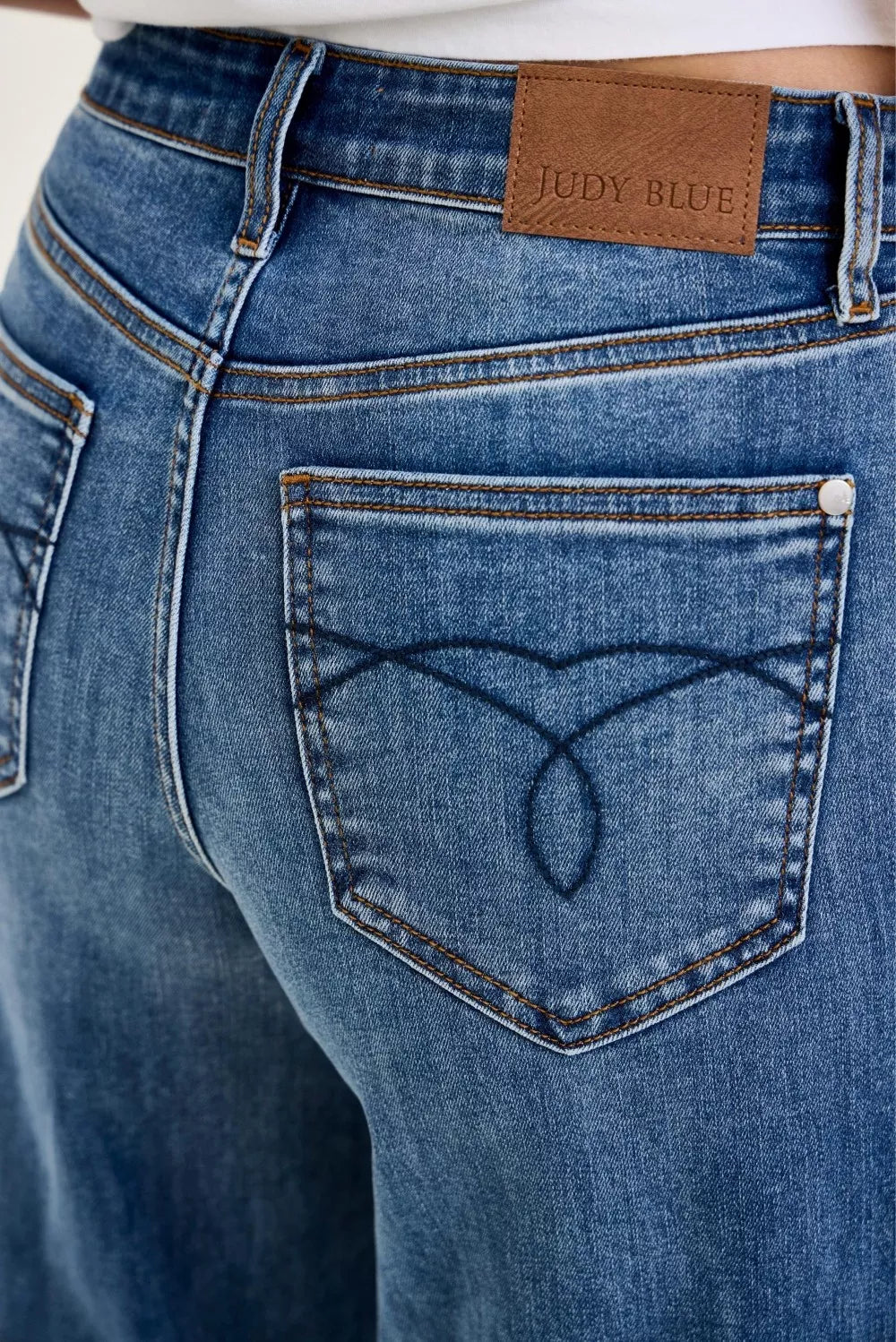 JUDY BLUE High Waist Palazzo Jeans on Simply Obsessed
