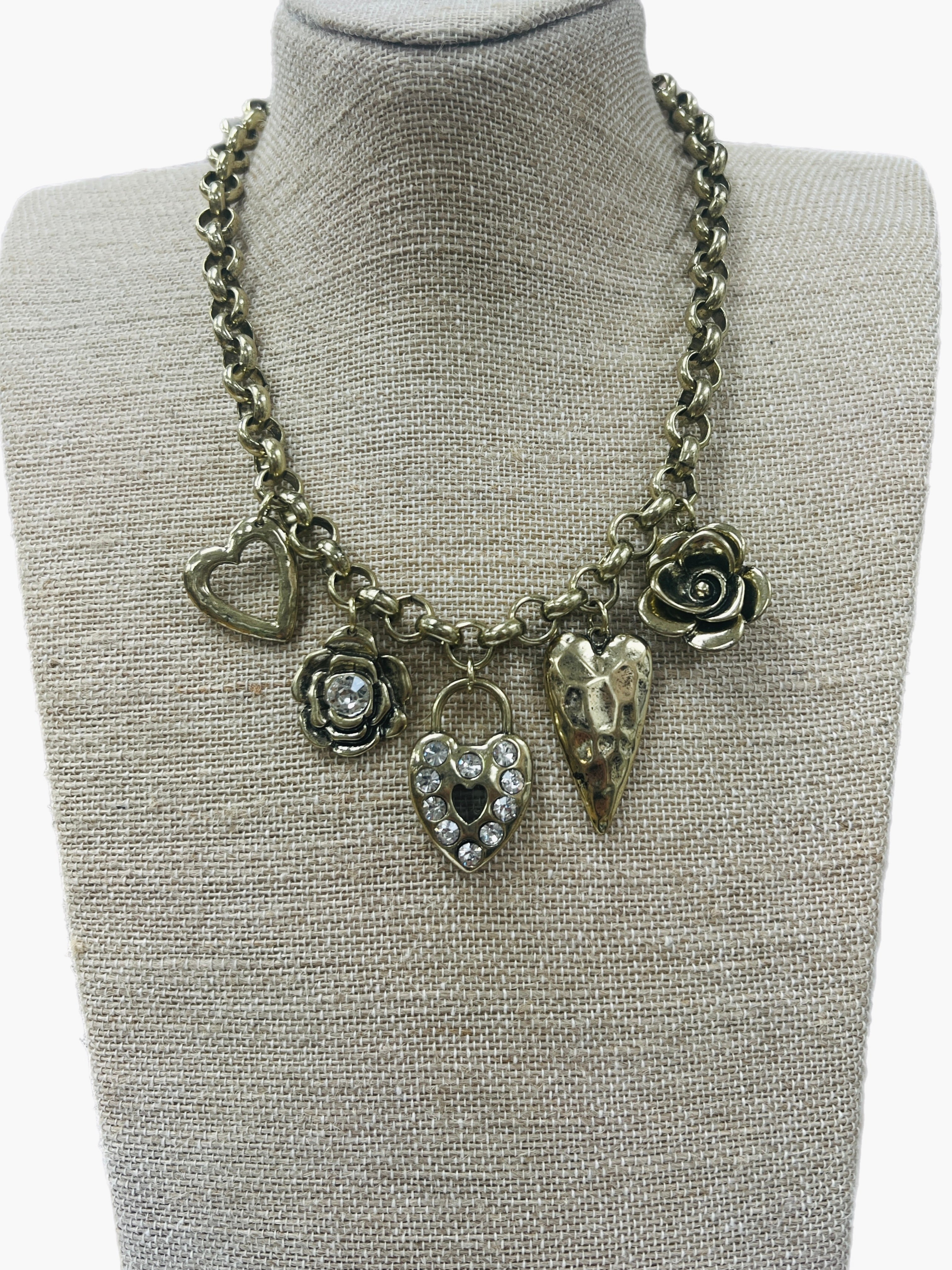ATG Hammered Charm Necklace on Simply Obsessed