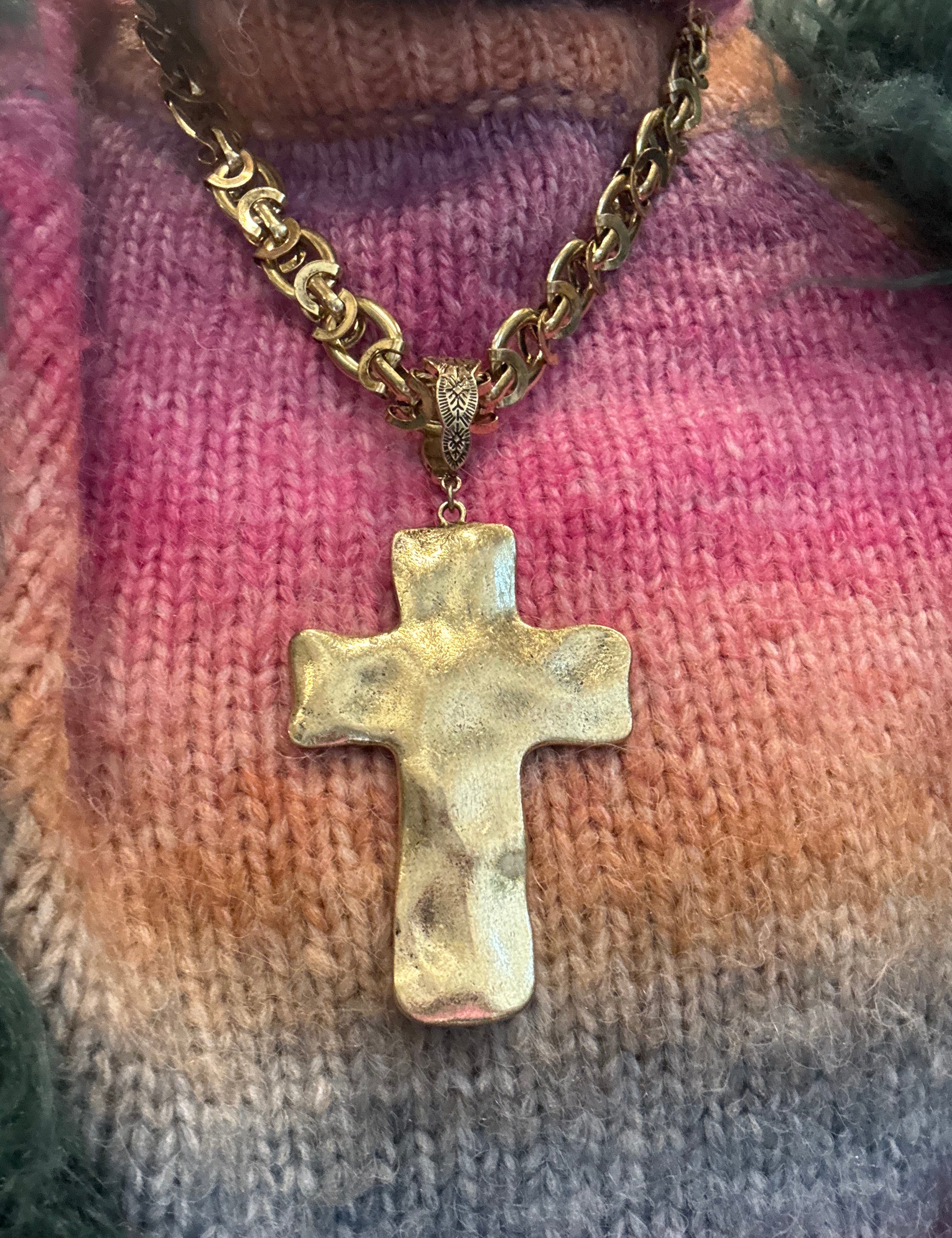 ATG Cross with Oval Chain on Simply Obsessed