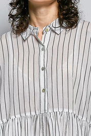 POL Striped Relaxed Fit Shirt Dress on Simply Obsessed