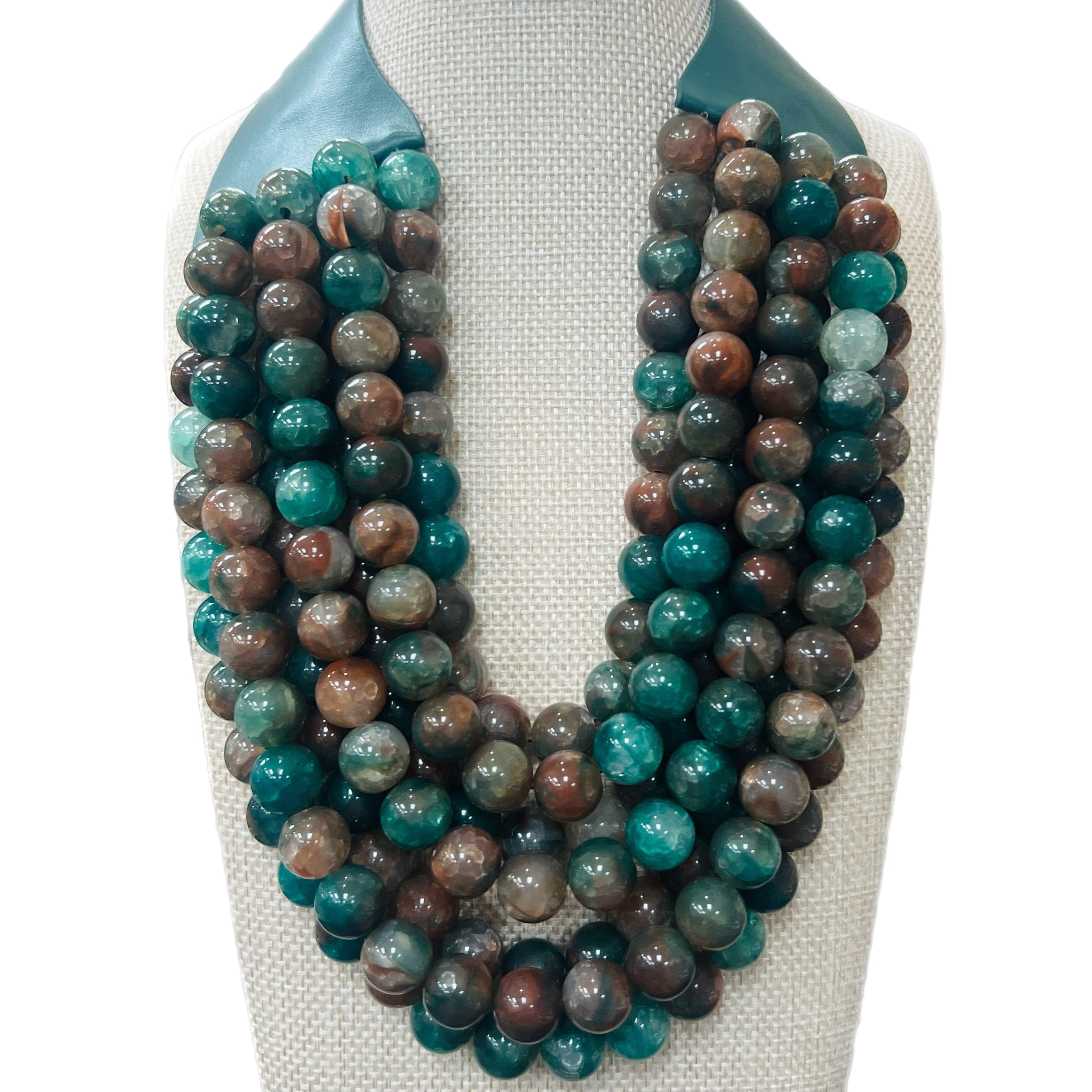 Brown Magnetic Necklace on Simply Obsessed