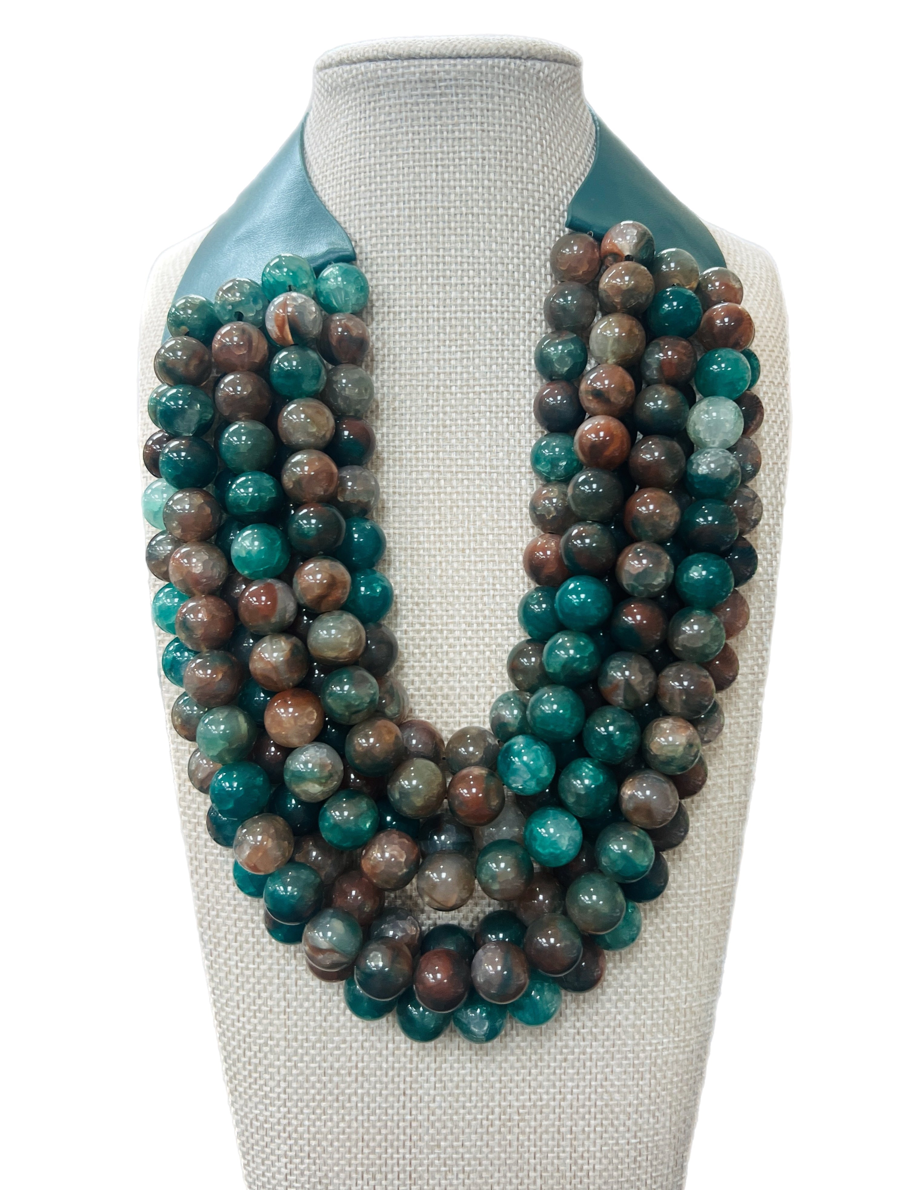 Brown Magnetic Necklace on Simply Obsessed