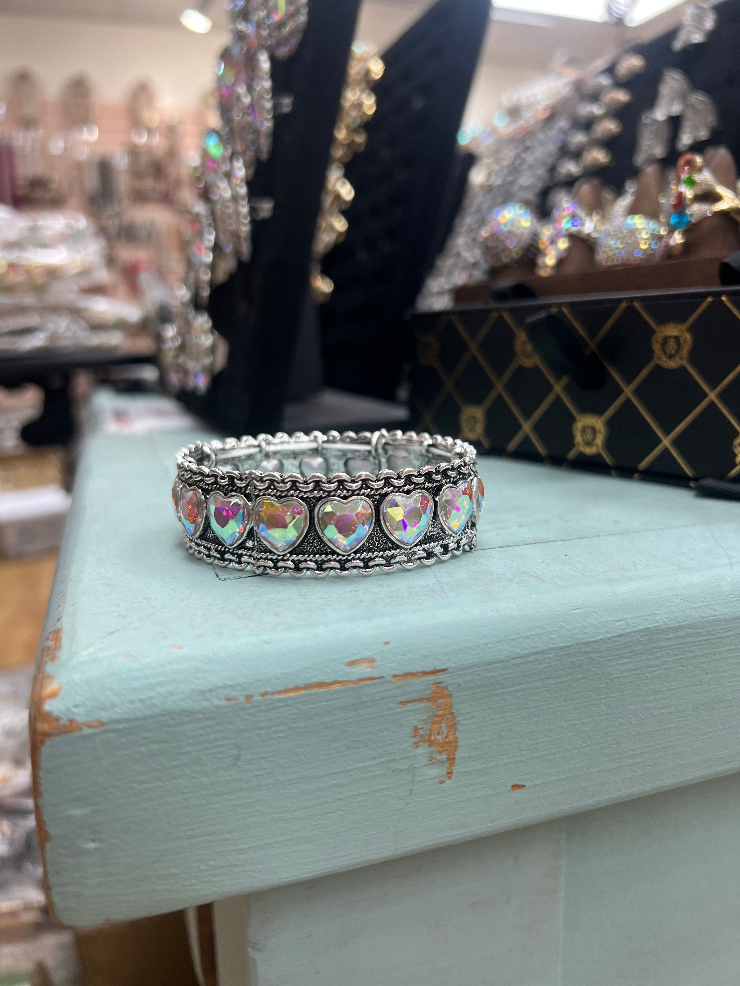 ATG AB Heart Stretch Bracelet