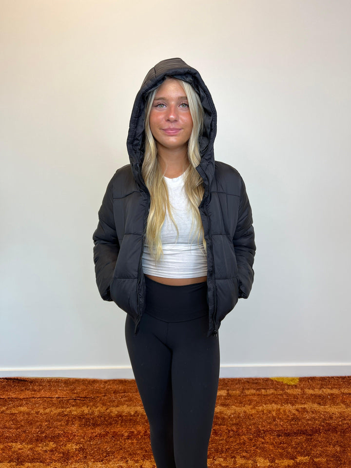 Cropped Puffer Jacket