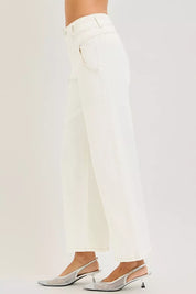 RISEN High Rise Ankle Wide Pants on Simply Obsessed