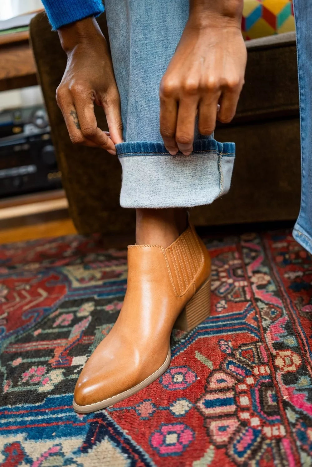 Judy Blue Mid Rise Thermal Bootcut Jeans on Simply Obsessed