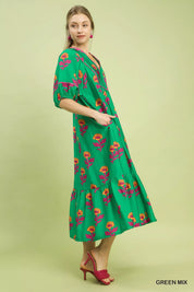 UMGEE Floral Print Midi Dress **SALE** on Simply Obsessed