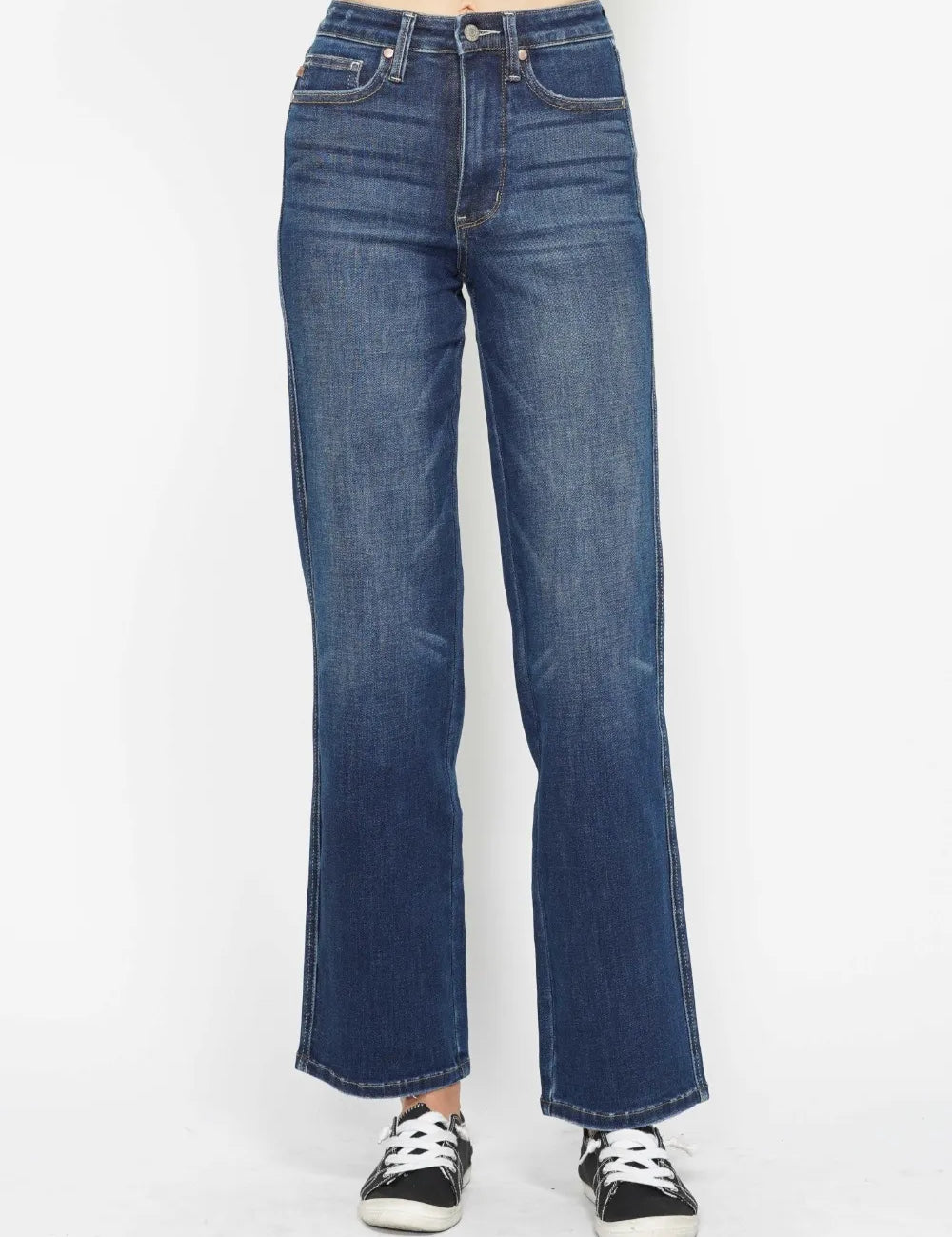 JUDY BLUE Full Size High Waist Tummy Control Jeans on Simply Obsessed