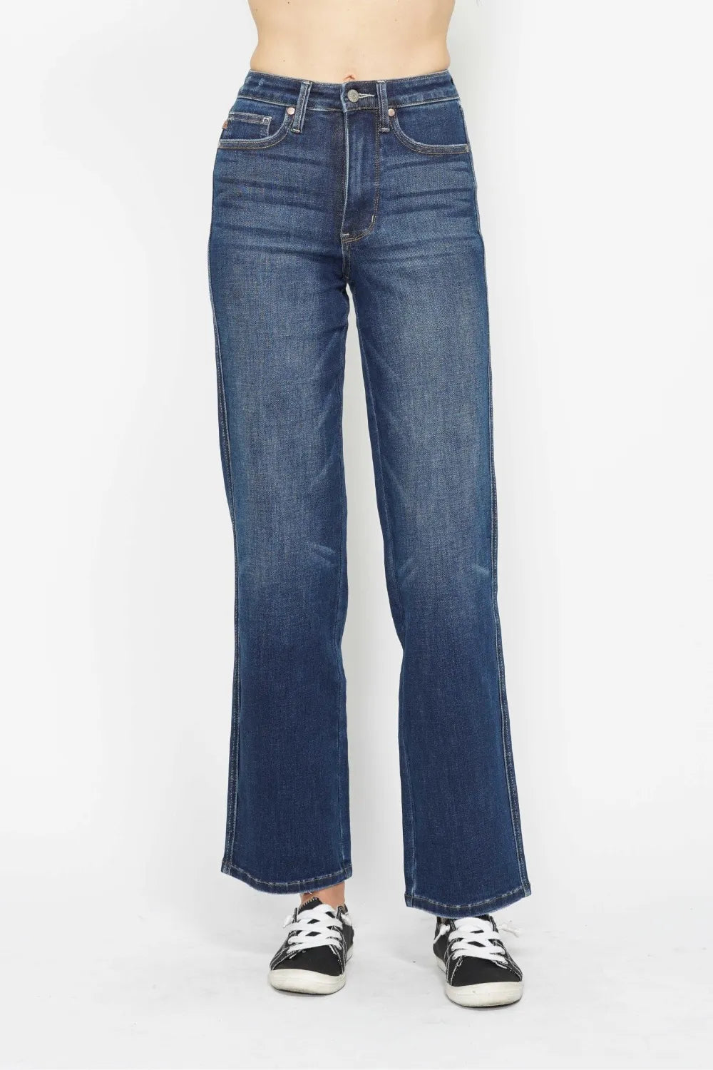 JUDY BLUE Full Size High Waist Tummy Control Jeans on Simply Obsessed