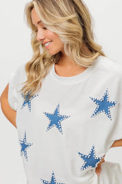 BiBi Fourth Of July Terry T-Shirt on Simply Obsessed