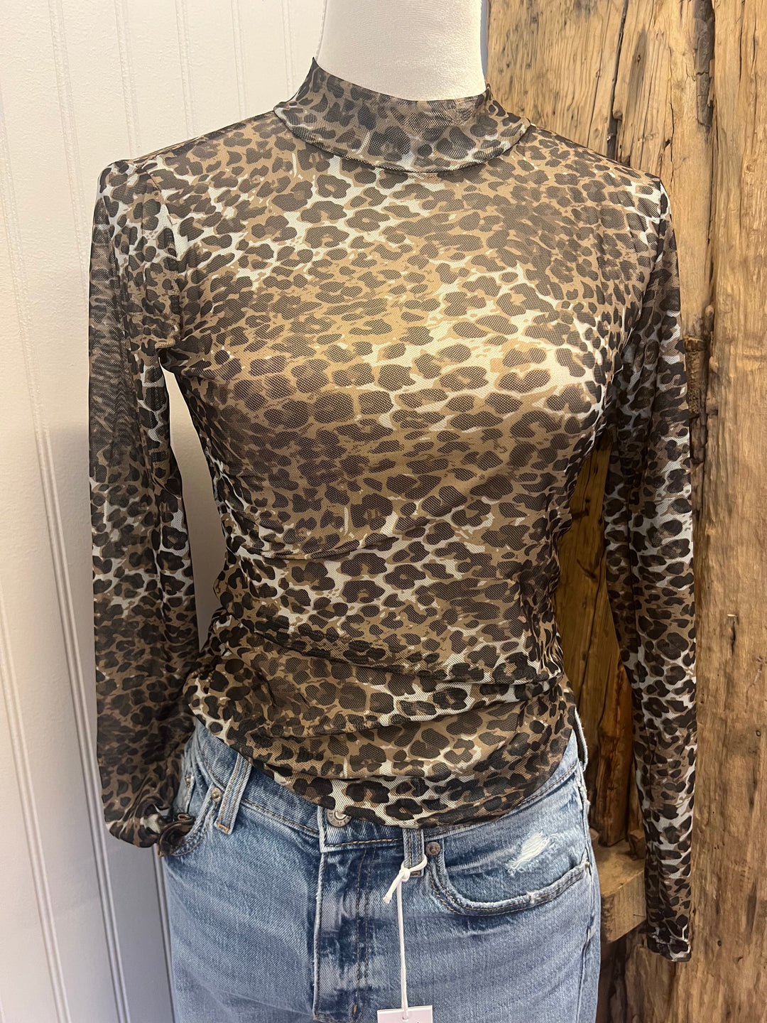 Leopard Mesh Top (One Size) by Simply Obsessed on Simply Obsessed