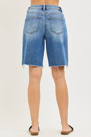 RISEN Tummy Control Slouchy Bermuda Shorts on Simply Obsessed