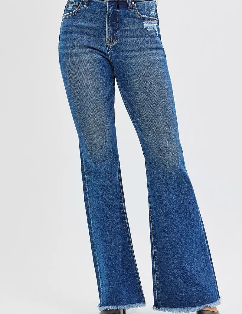 RISEN High Rise Flare Jeans on Simply Obsessed