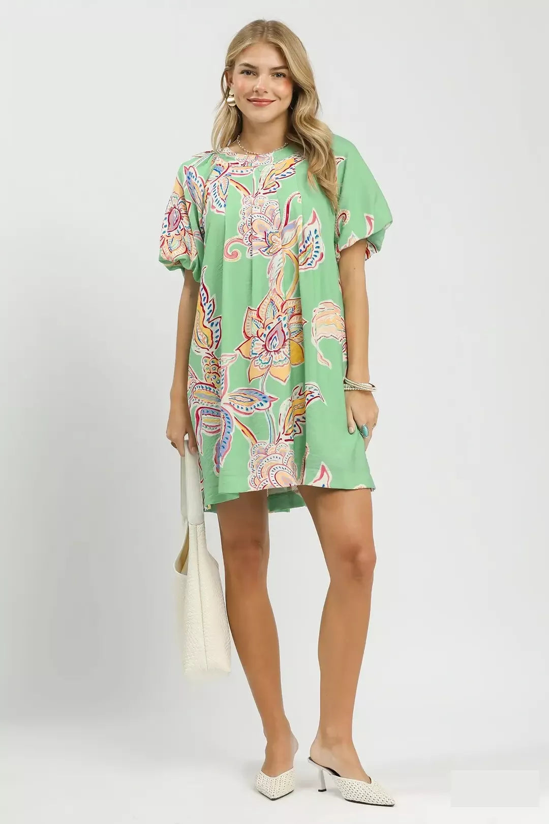 UMGEE Boho Floral Print Mini Dress with Pockets. **DEBUT SALE** on Simply Obsessed