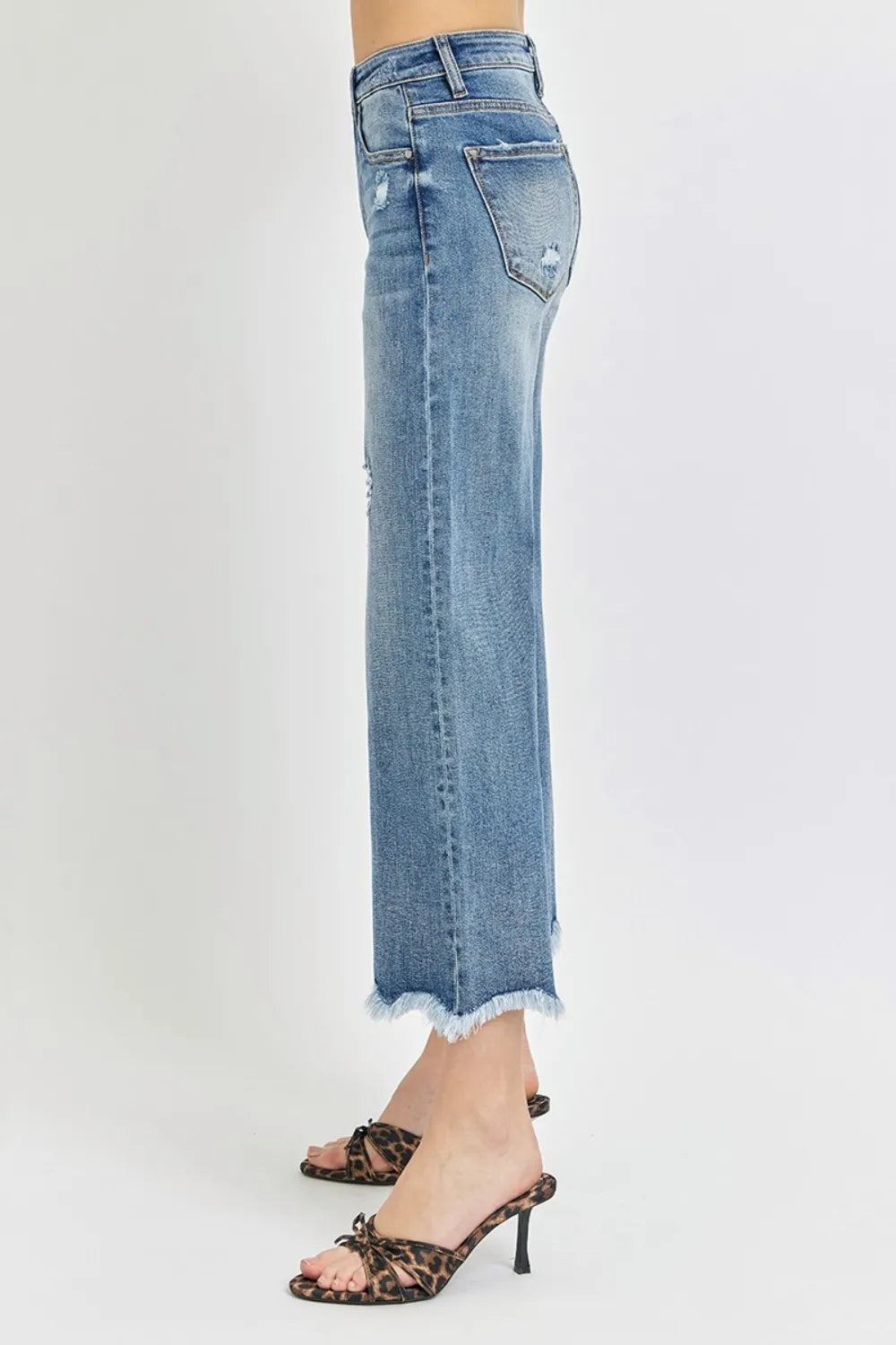 RISEN High Rise Cropped Flare Jeans on Simply Obsessed