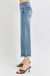 RISEN High Rise Cropped Flare Jeans on Simply Obsessed