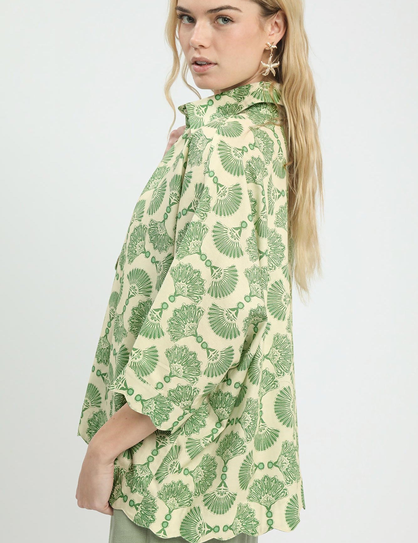 UMGEE Printed Button Down Shirt **DEBUT SALE** on Simply Obsessed