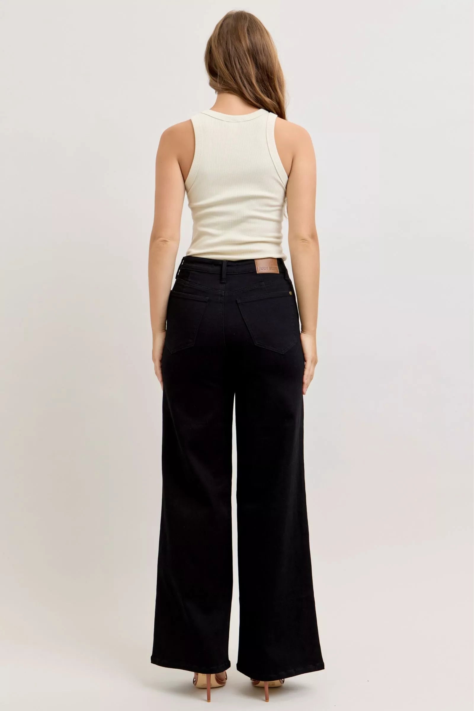 Judy Blue High-Waisted Wide Leg Jeans on Simply Obsessed