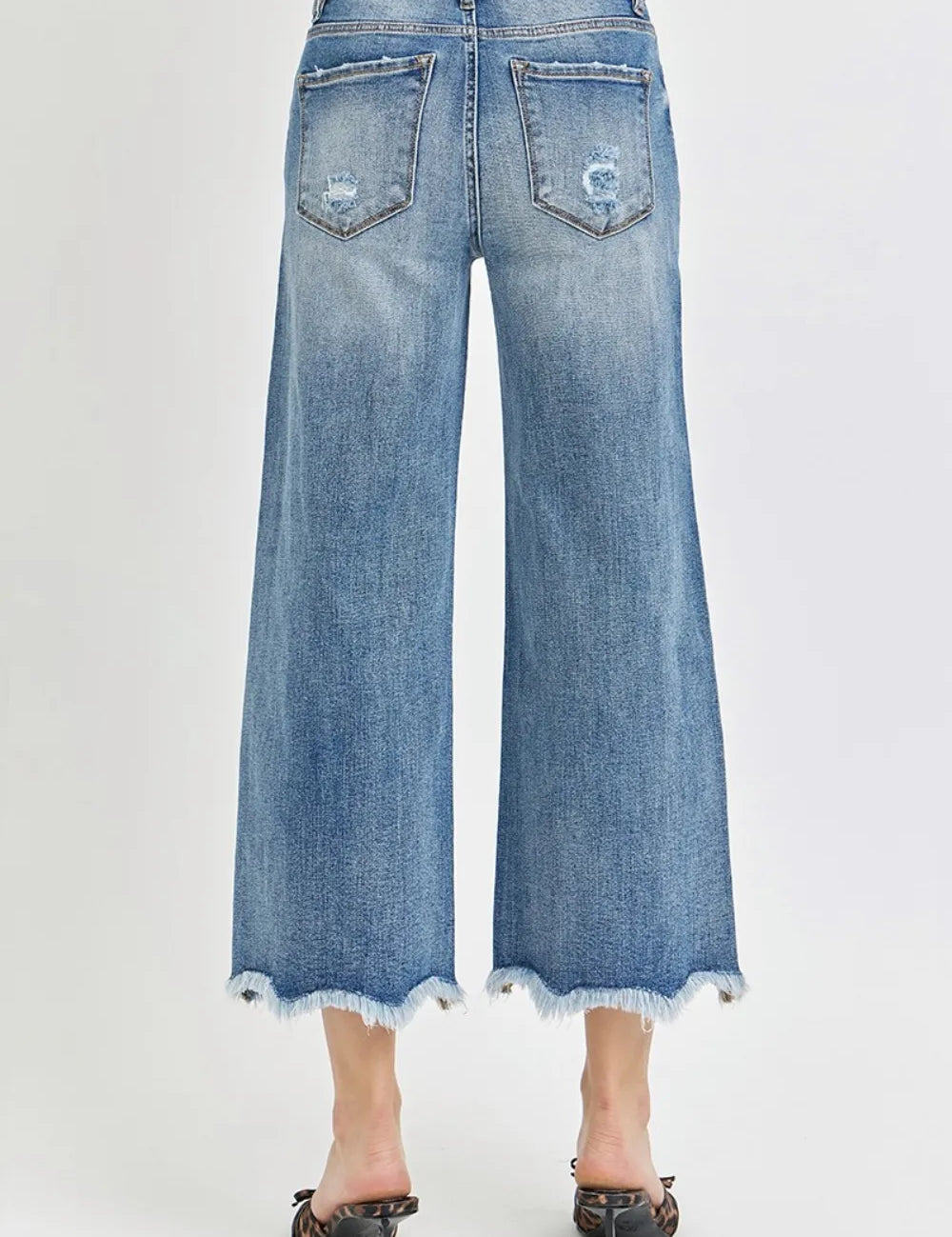 RISEN High Rise Cropped Flare Jeans on Simply Obsessed