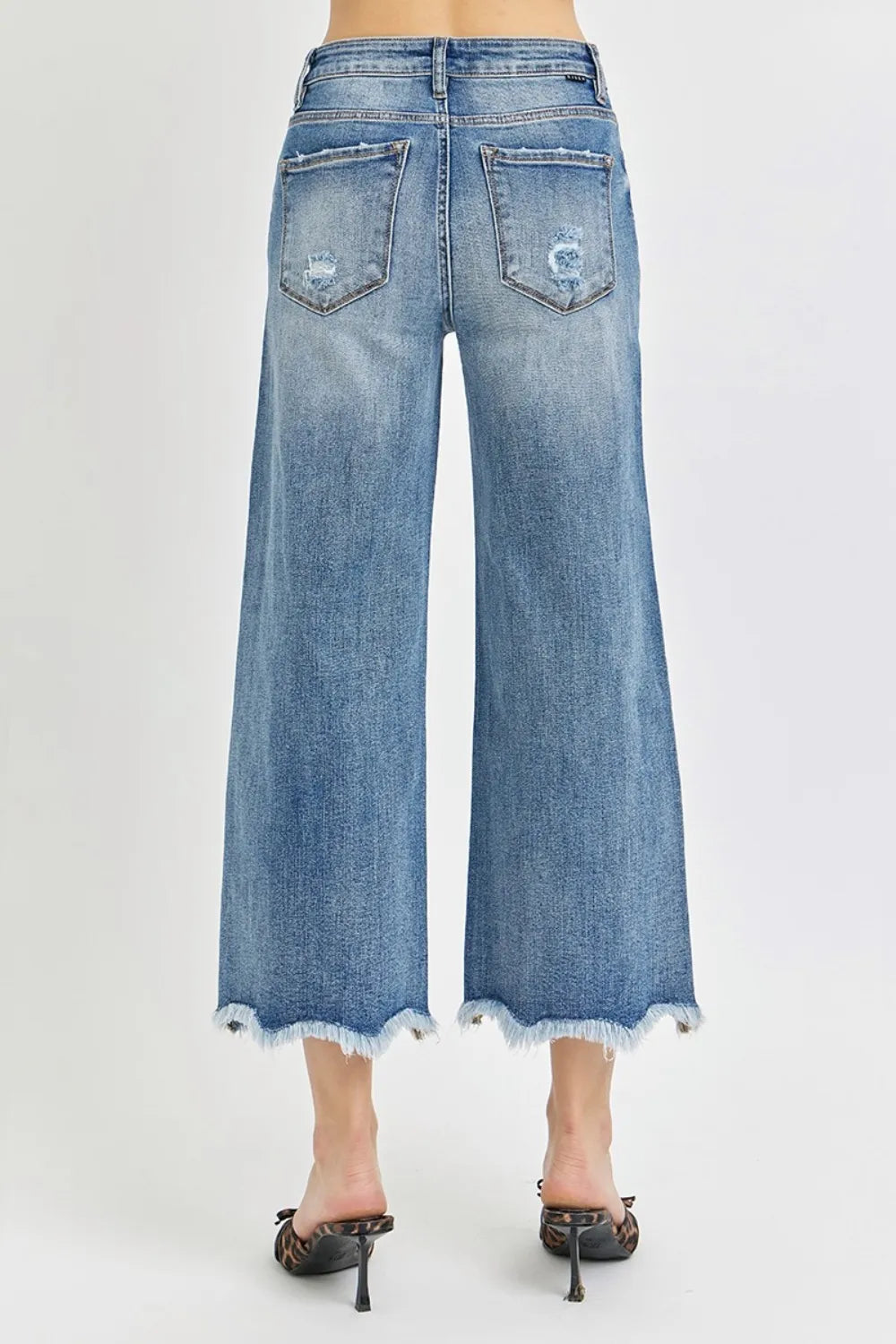 RISEN High Rise Cropped Flare Jeans on Simply Obsessed
