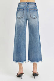 RISEN High Rise Cropped Flare Jeans on Simply Obsessed