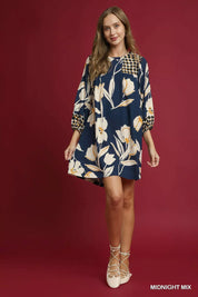 UMGEE Floral High-Low Babydoll Dress on Simply Obsessed