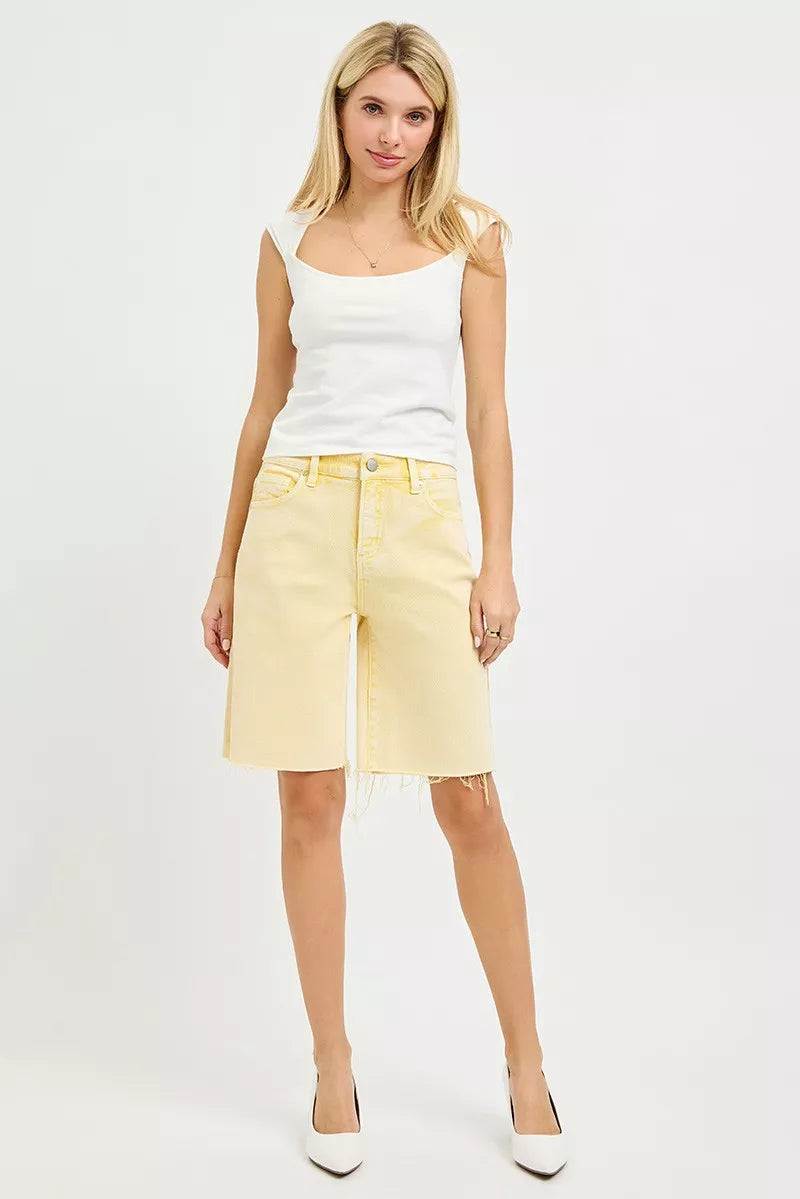 RISEN Slouchy Bermuda Shorts on Simply Obsessed
