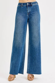 RISEN High-Waisted Wide Leg Jeans on Simply Obsessed