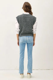 BE COOL Cable Knit V-Neck Sweater Vest **FALL DEBUT SALE** on Simply Obsessed