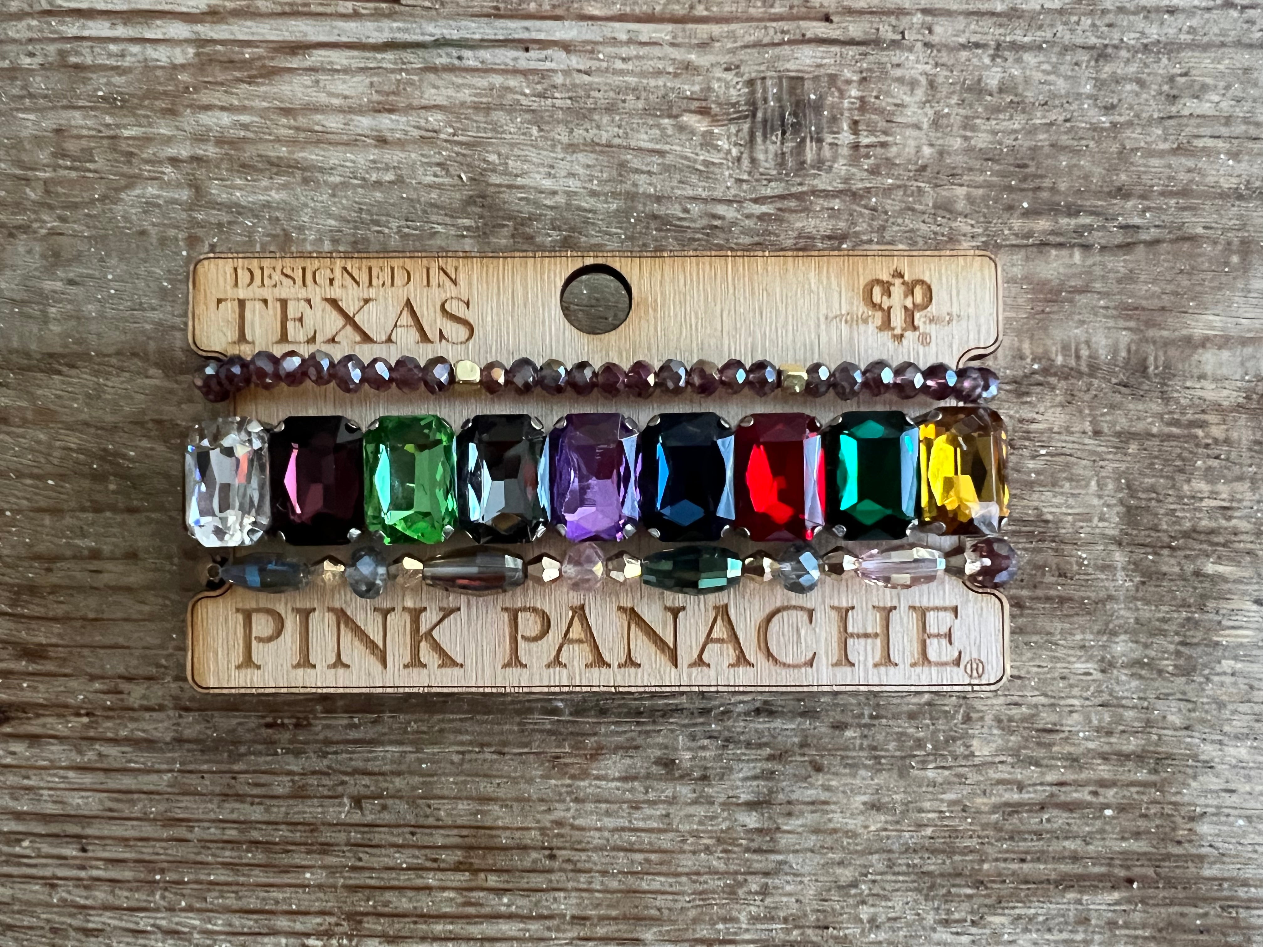 #86 One of a Kind Multi Stretch Stone Stack on Simply Obsessed