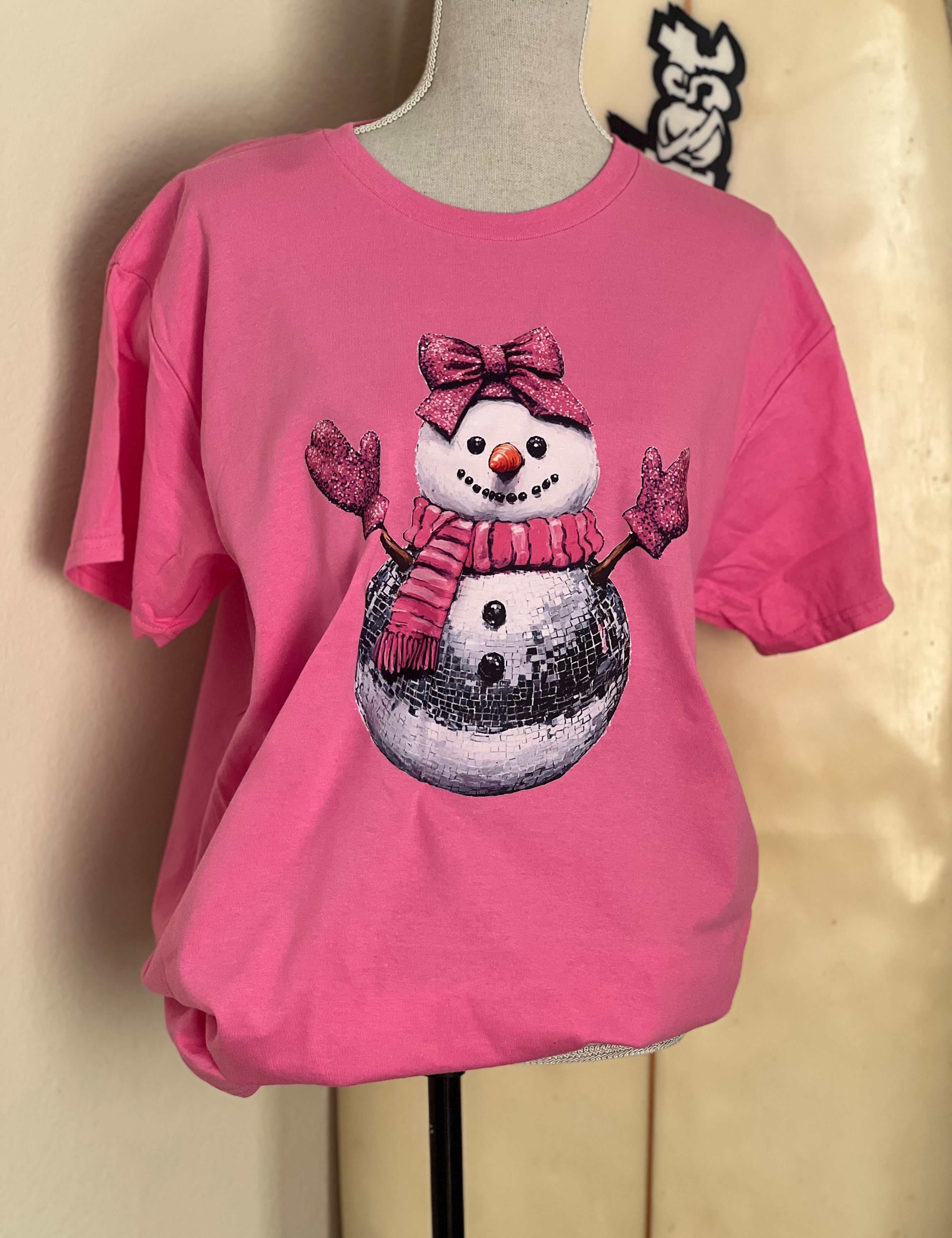 T-SHIRT JUNKIE Disco Snowman Tee on Simply Obsessed