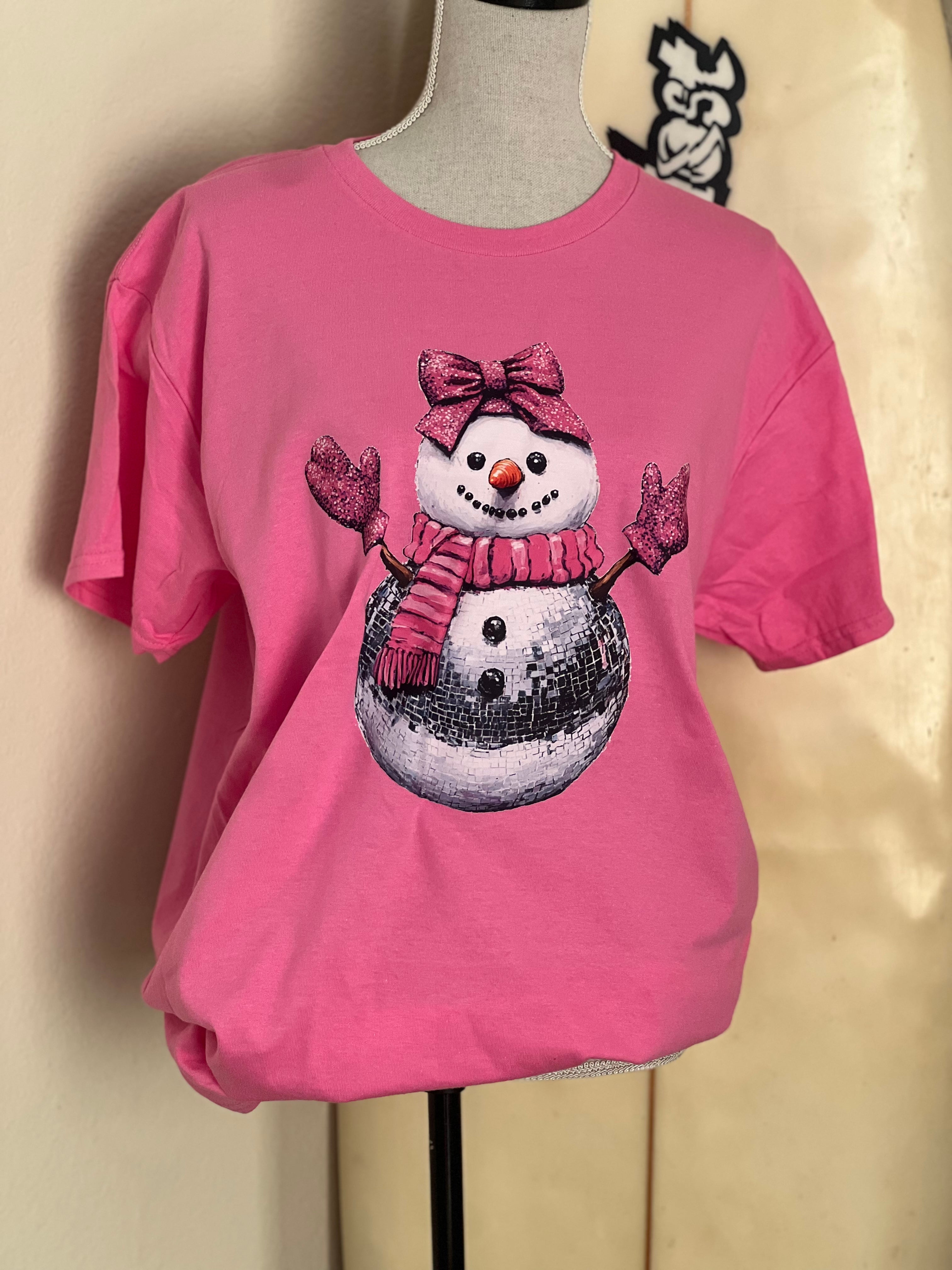 T-SHIRT JUNKIE Disco Snowman Tee on Simply Obsessed