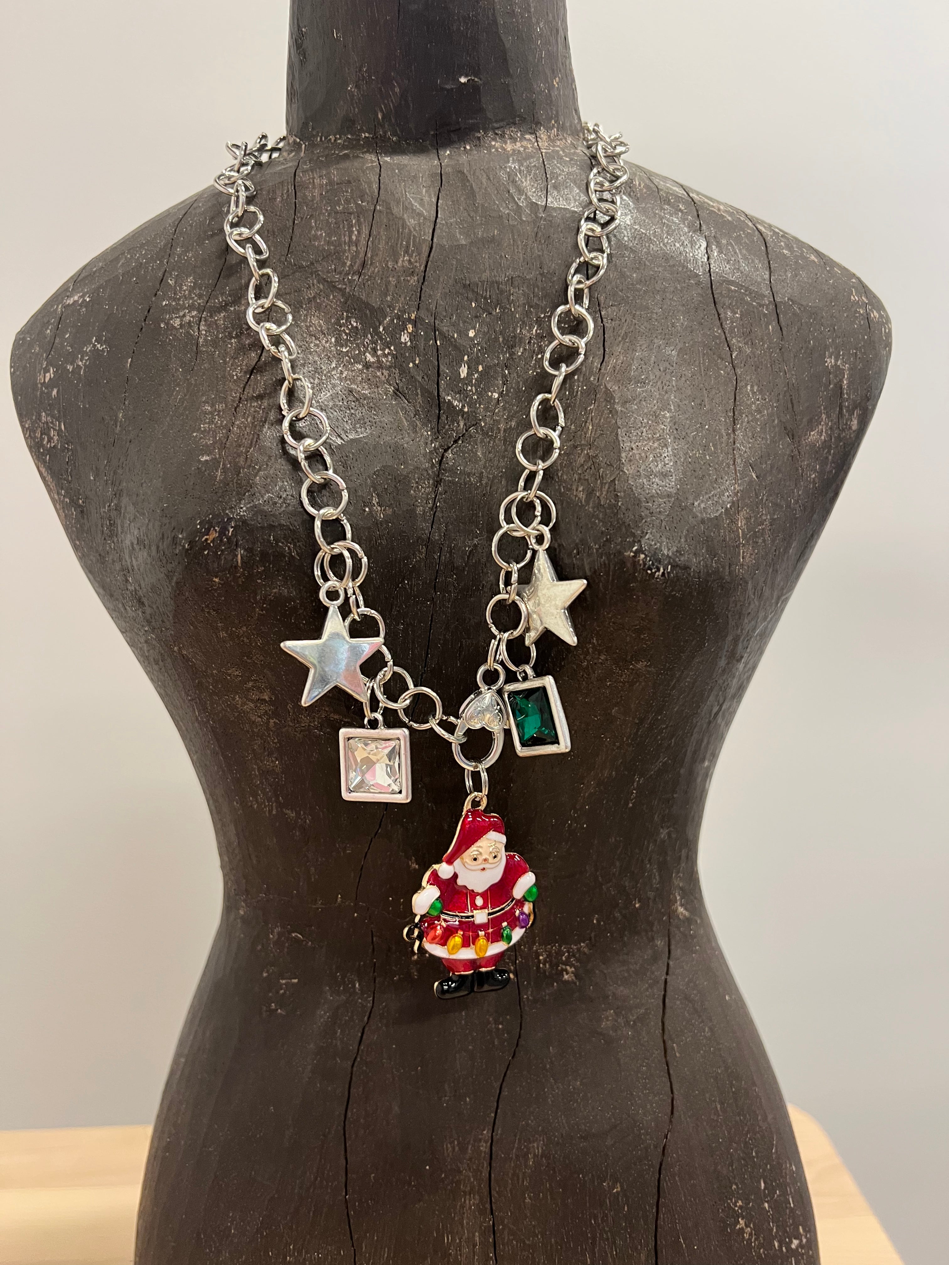 ATG Santa Charm Necklace on Simply Obsessed
