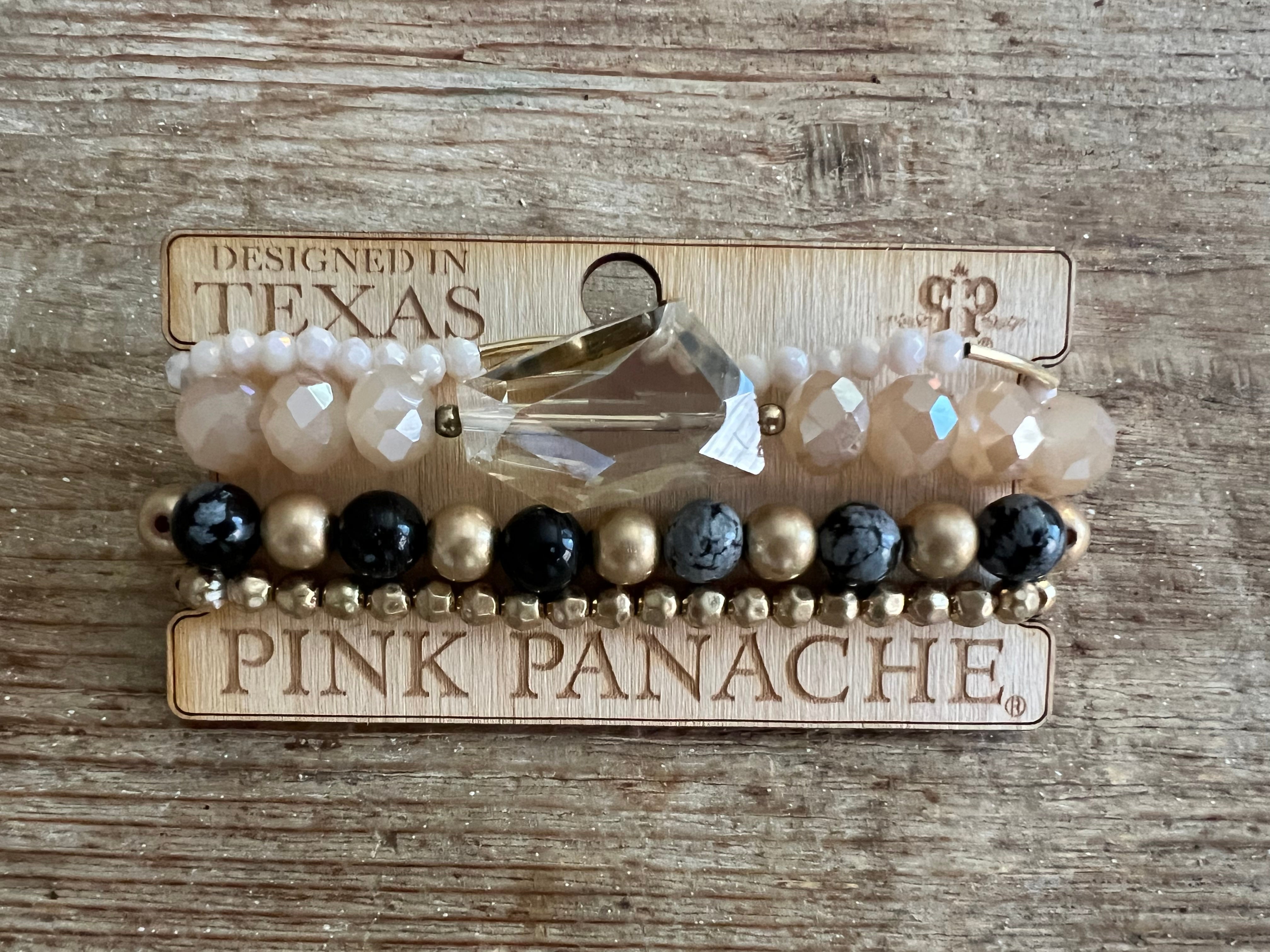 #88 One of a Kind Chunky Stone Neutral Stack on Simply Obsessed