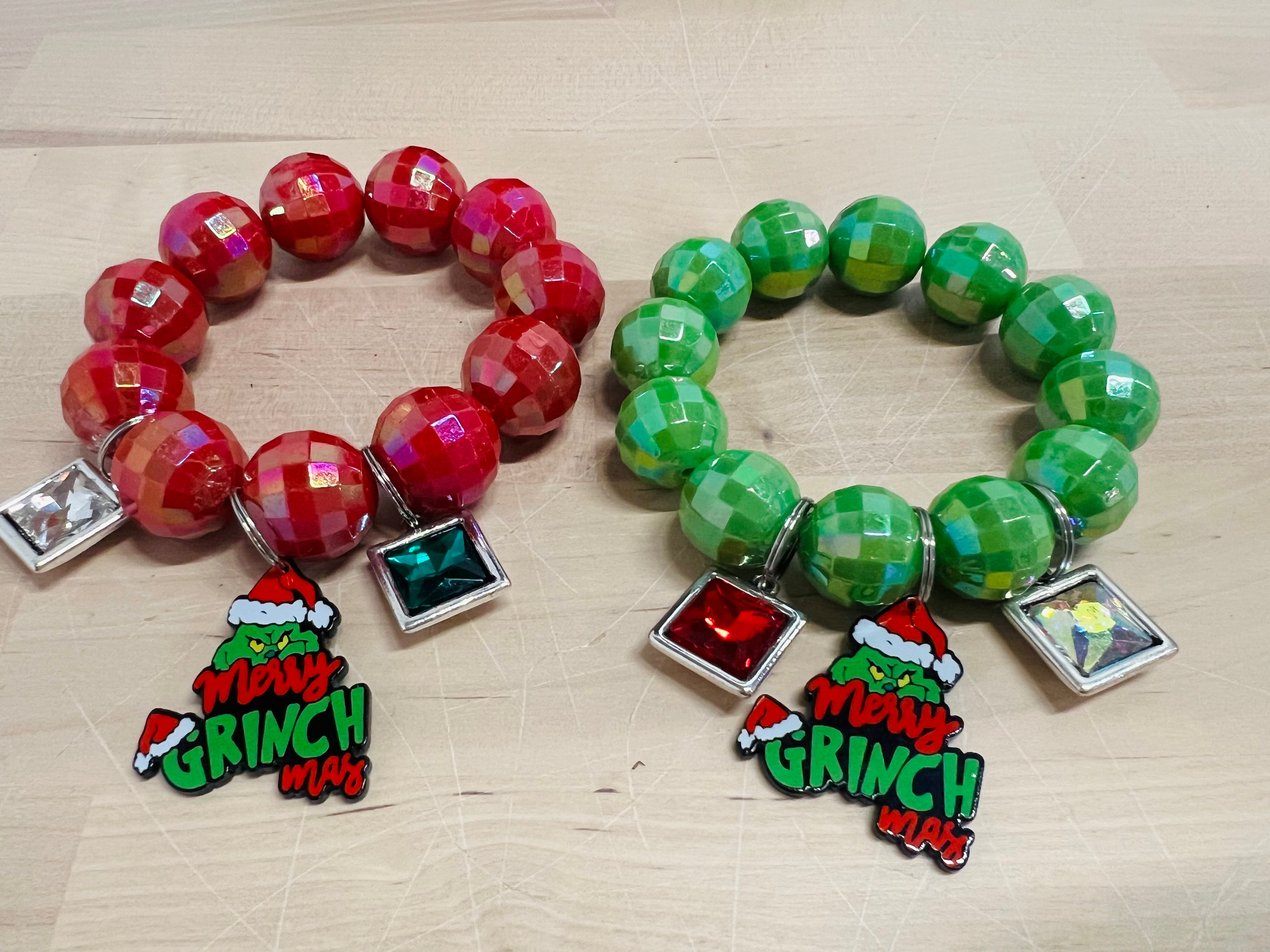 ATG Chunky Grinch Charm Bracelets on Simply Obsessed