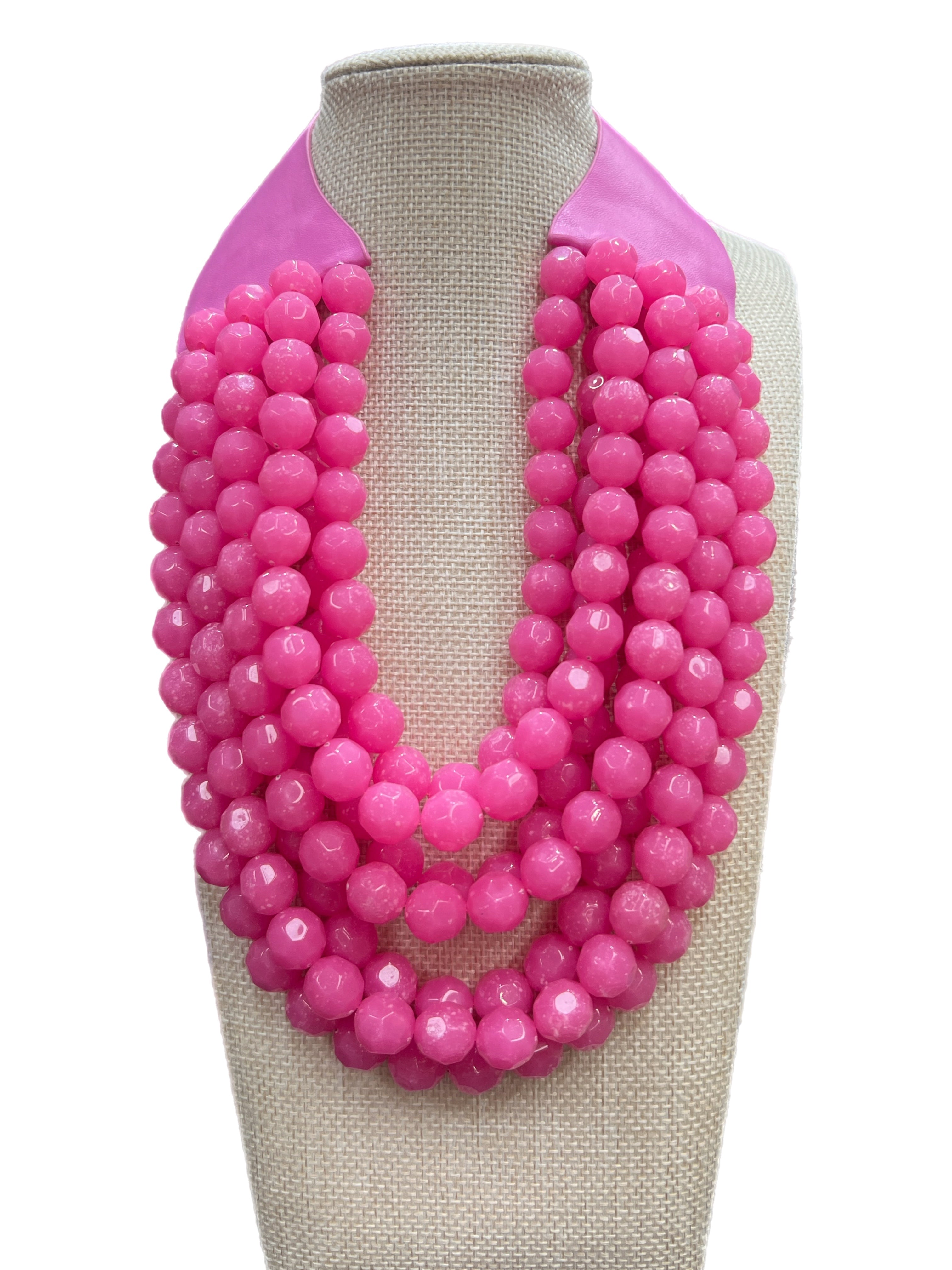 ATG 7-Strand Pink Magnetic Necklace