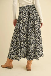 Aemi+Co Leopard Midi Skirt on Simply Obsessed