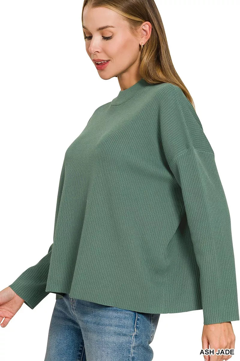 ZENANA Viscose Sweater Top & Pants Set **DOORBUSTER** on Simply Obsessed