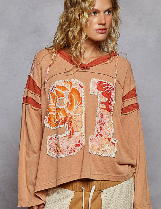 POL PATCHWORK "91" HOODIE ***BEACH LIVE*** on Simply Obsessed