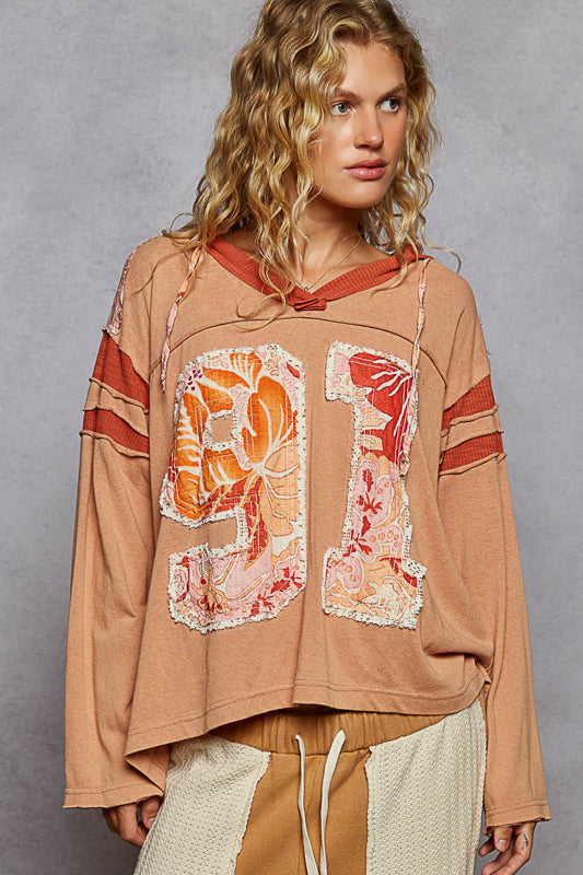 POL PATCHWORK "91" HOODIE ***BEACH LIVE*** on Simply Obsessed