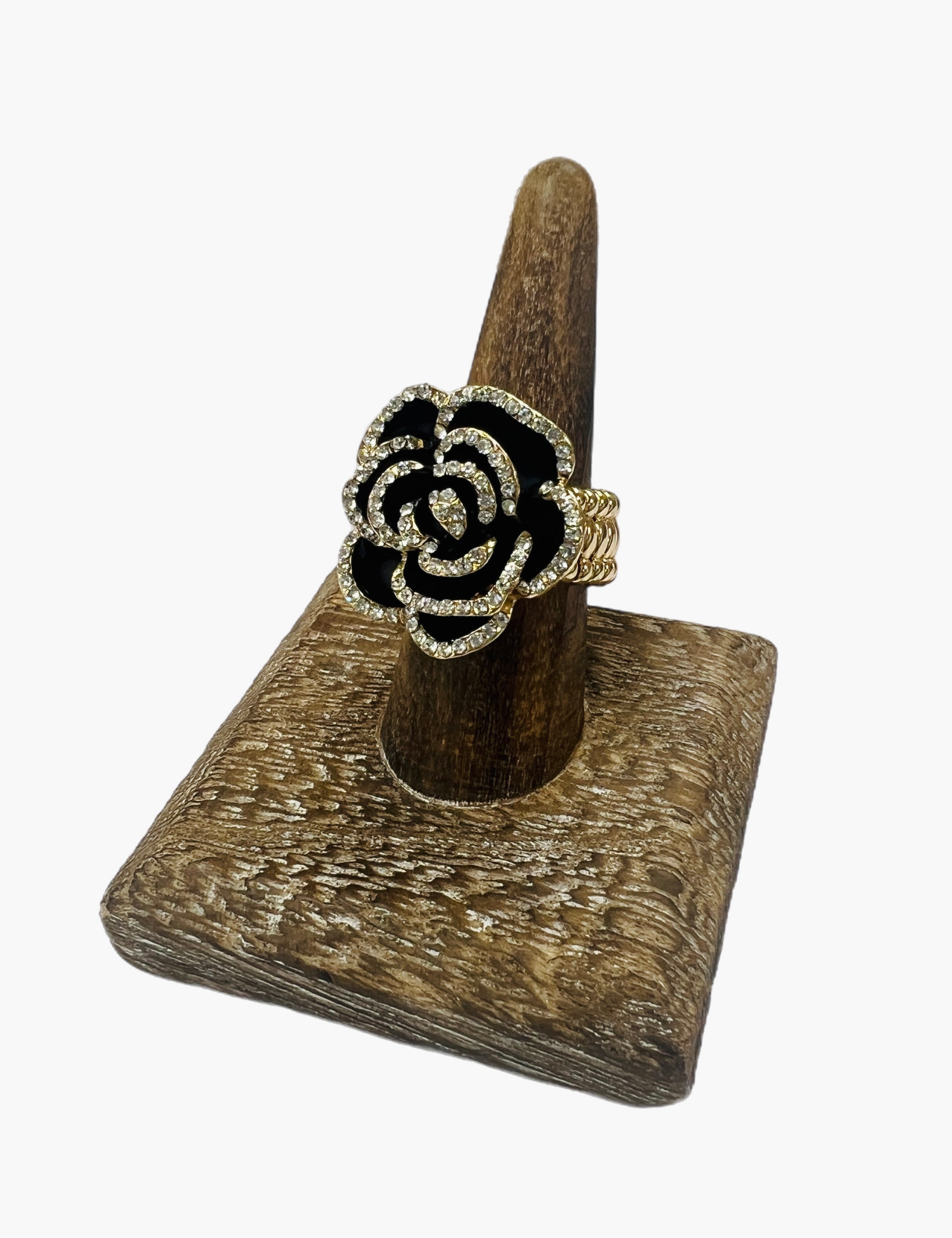 ATG Bling Rose Stretchy Ring on Simply Obsessed