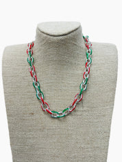 ATG Enamel Chain Necklace on Simply Obsessed