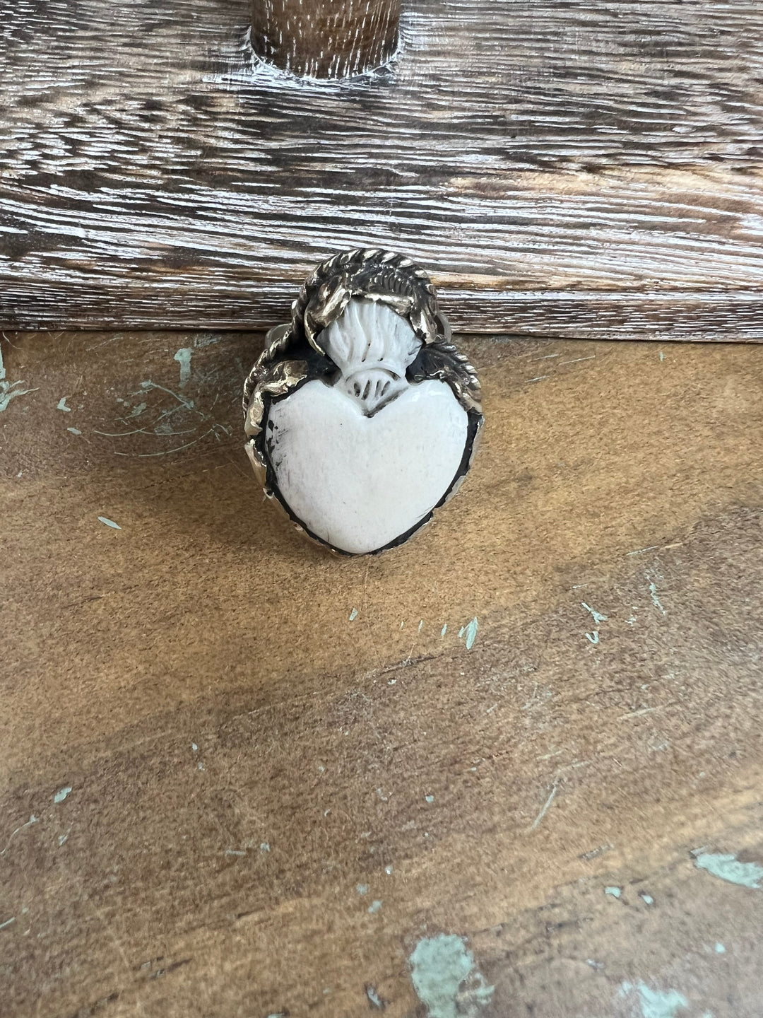 ATG Tibetan Silver Sacred Heart Ring on Simply Obsessed
