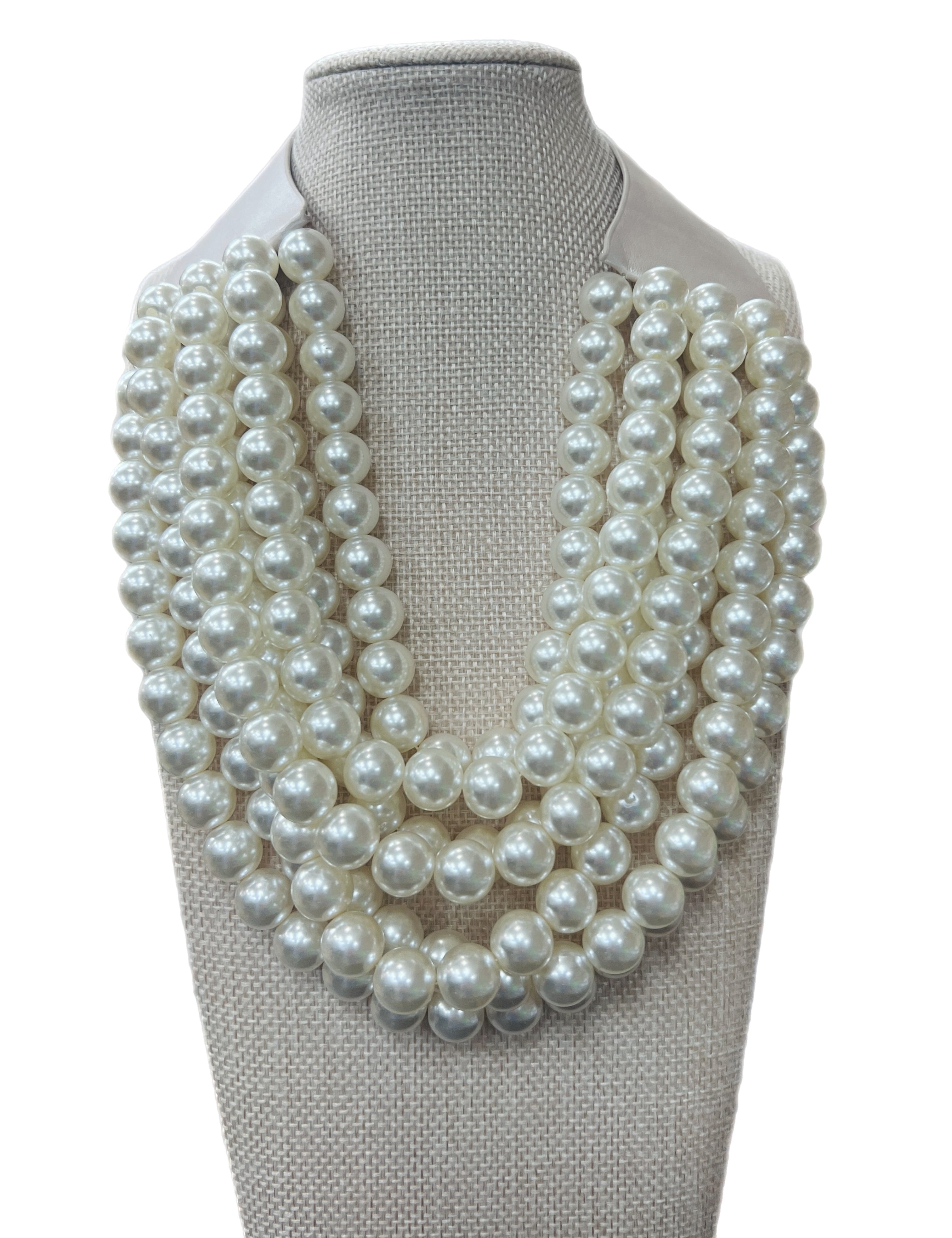 ATG 7-Strand Pearl Magnetic Necklace on Simply Obsessed